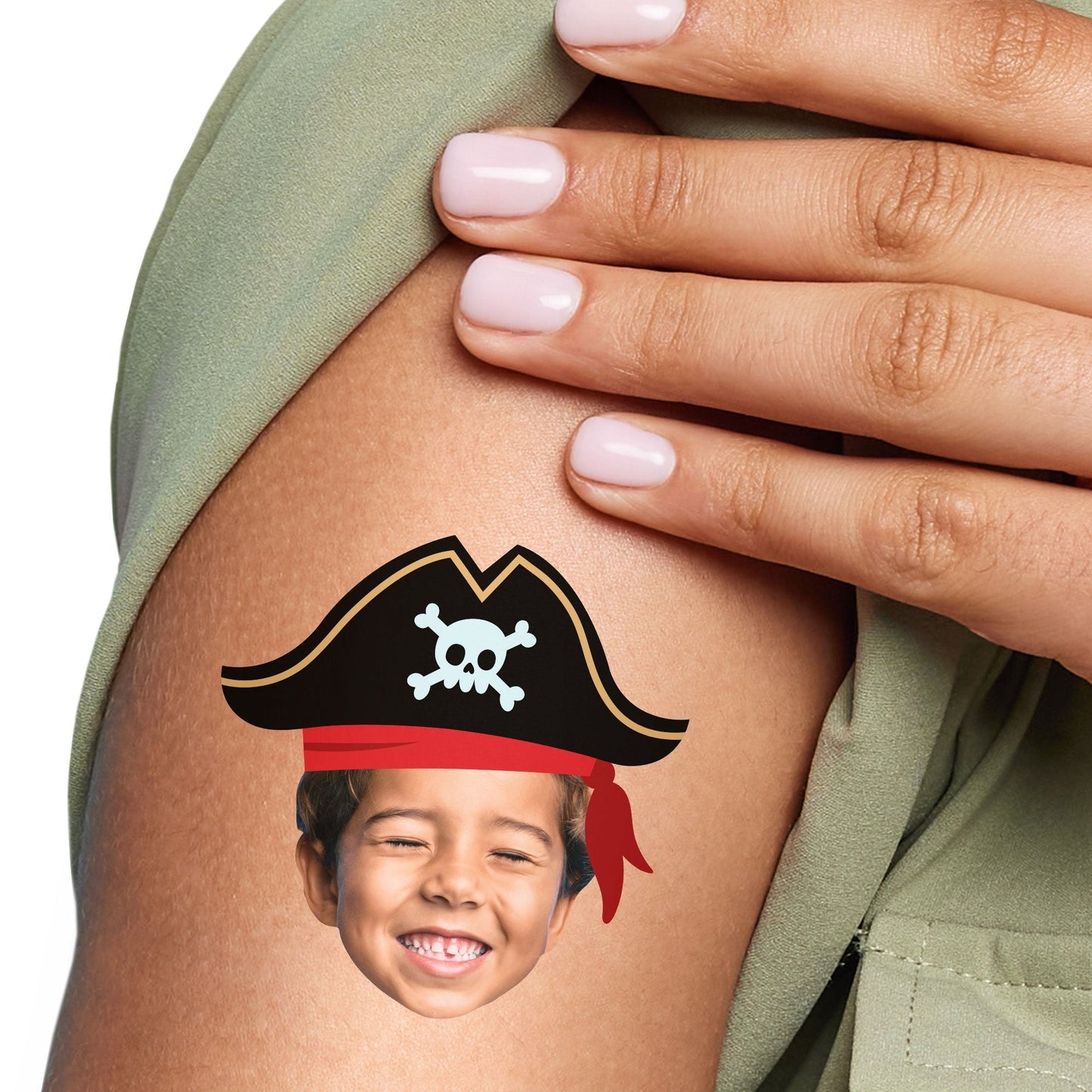 Custom Pirate Temporary Tattoos - 12 Ct