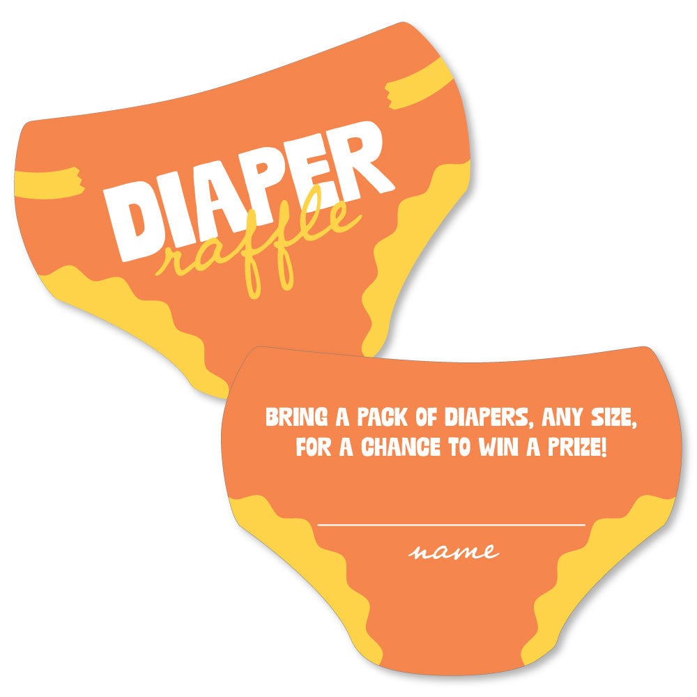 Wavy Baby Shower Diaper Raffle Game - 24 Ct