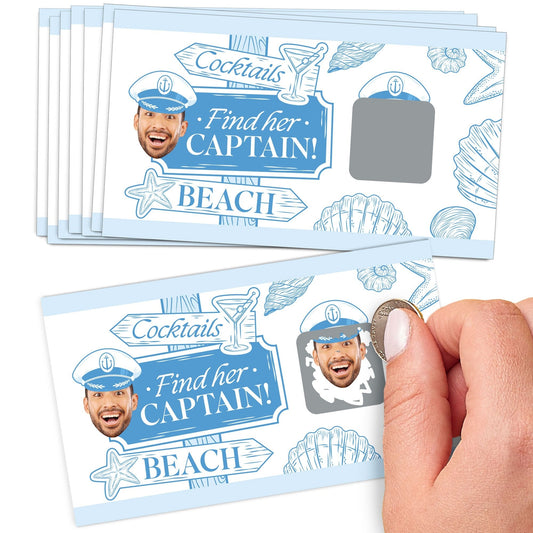 Custom Face Last Toast on the Coast Scratch Off Card Game - 22 Ct