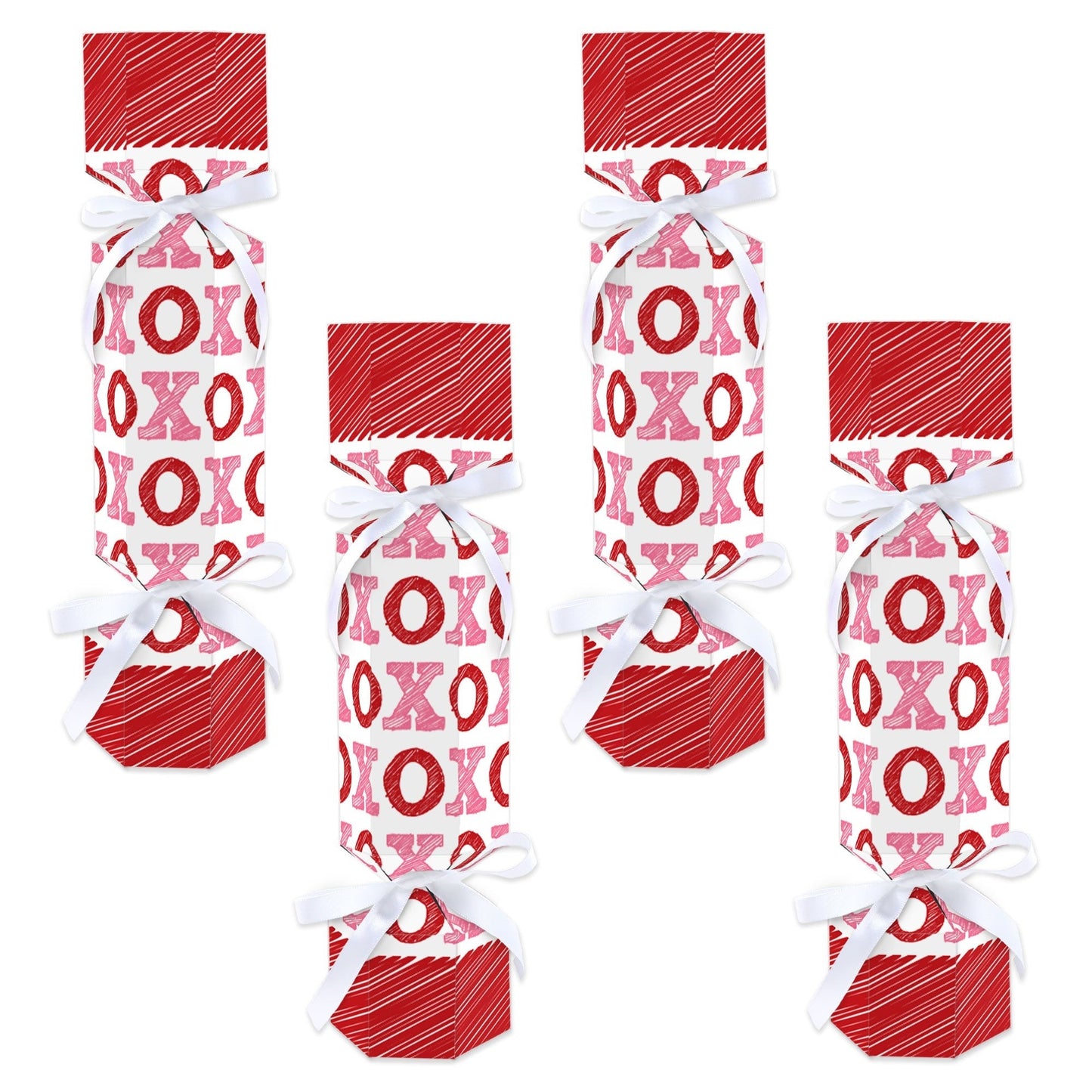 Conversation Hearts - No Snap Valentine’s Day Party Table Favors - DIY Cracker Boxes - Set of 12