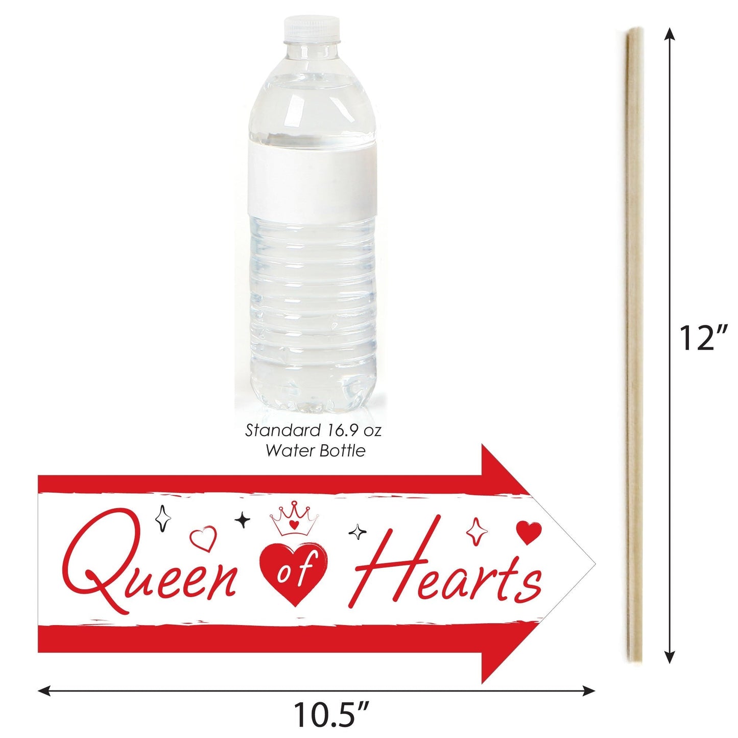 Lucky In Love Funny Photo Props - 10 Ct