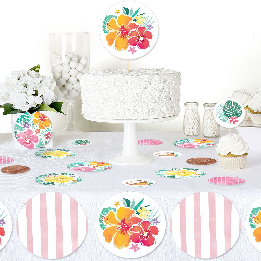 Hawaiian Luau Large Confetti - 27 Ct
