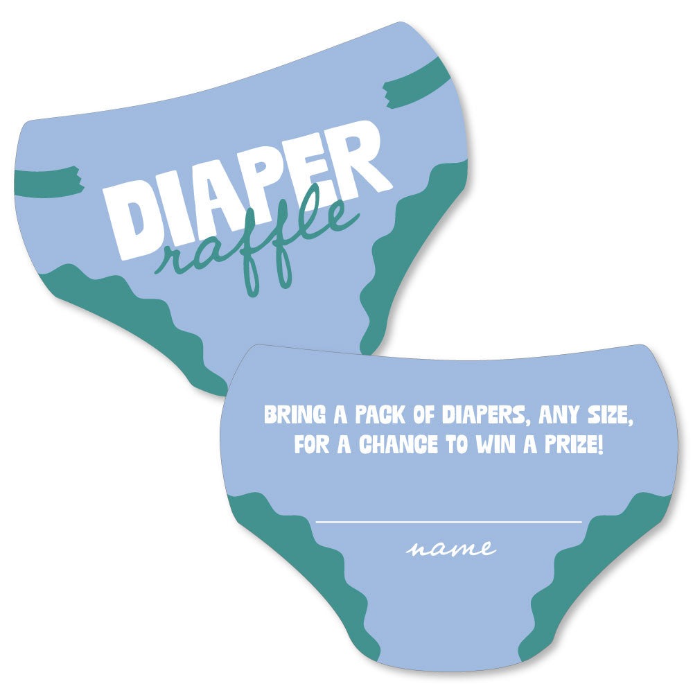 Wavy Baby Shower Diaper Raffle Game - 24 Ct