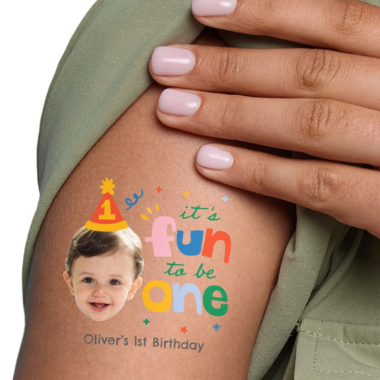 Custom Face Tattoo - One is Fun - 12 Ct