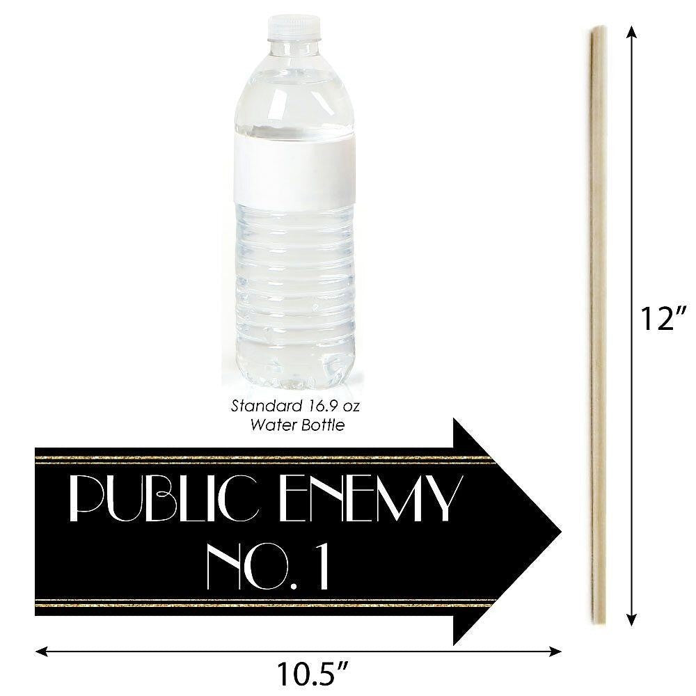 Funny Roaring 20's - 10 Piece Photo Booth Props Kit