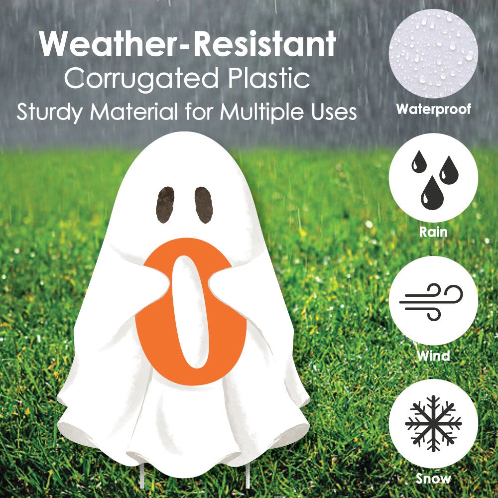 Ghosts Yard Sign - BOO