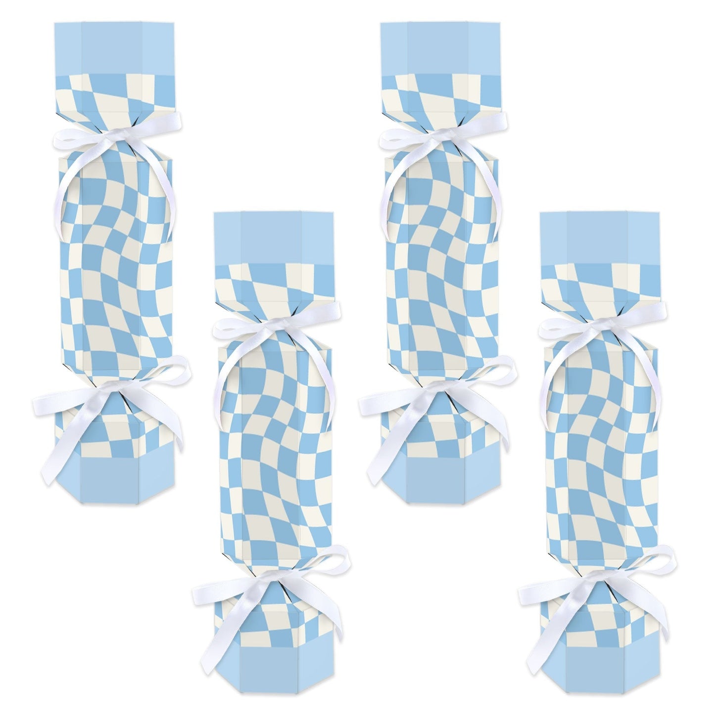 Checkered Cracker Boxes - 12 Ct