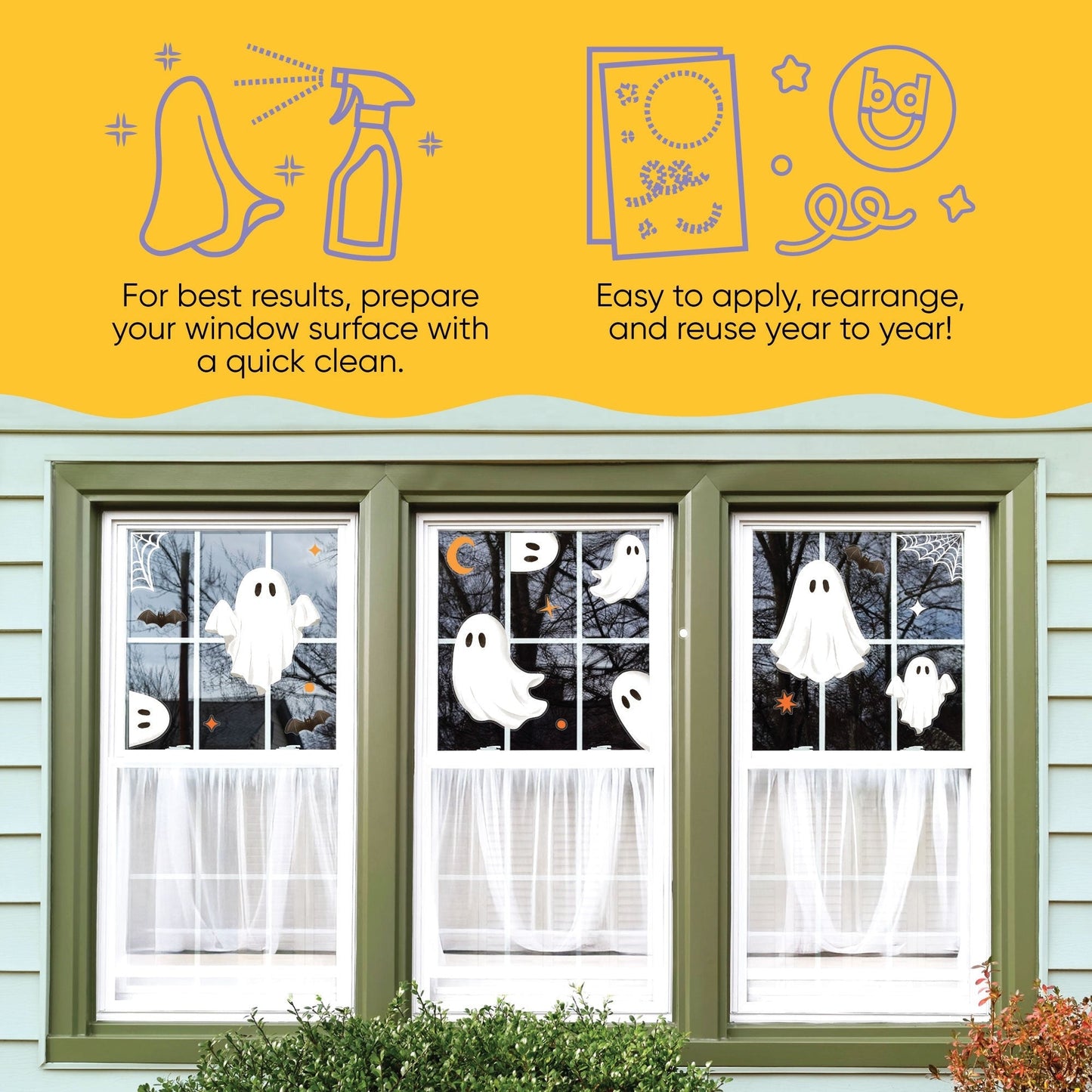 Ghosts Window Clings