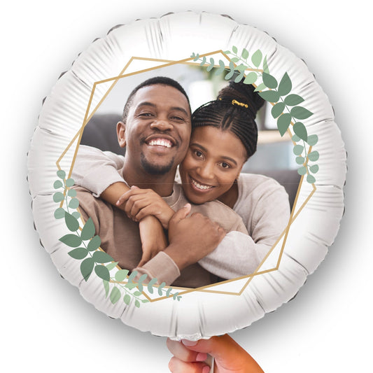 Personalized Photo Boho Balloon - Double Sided - 1 Ct