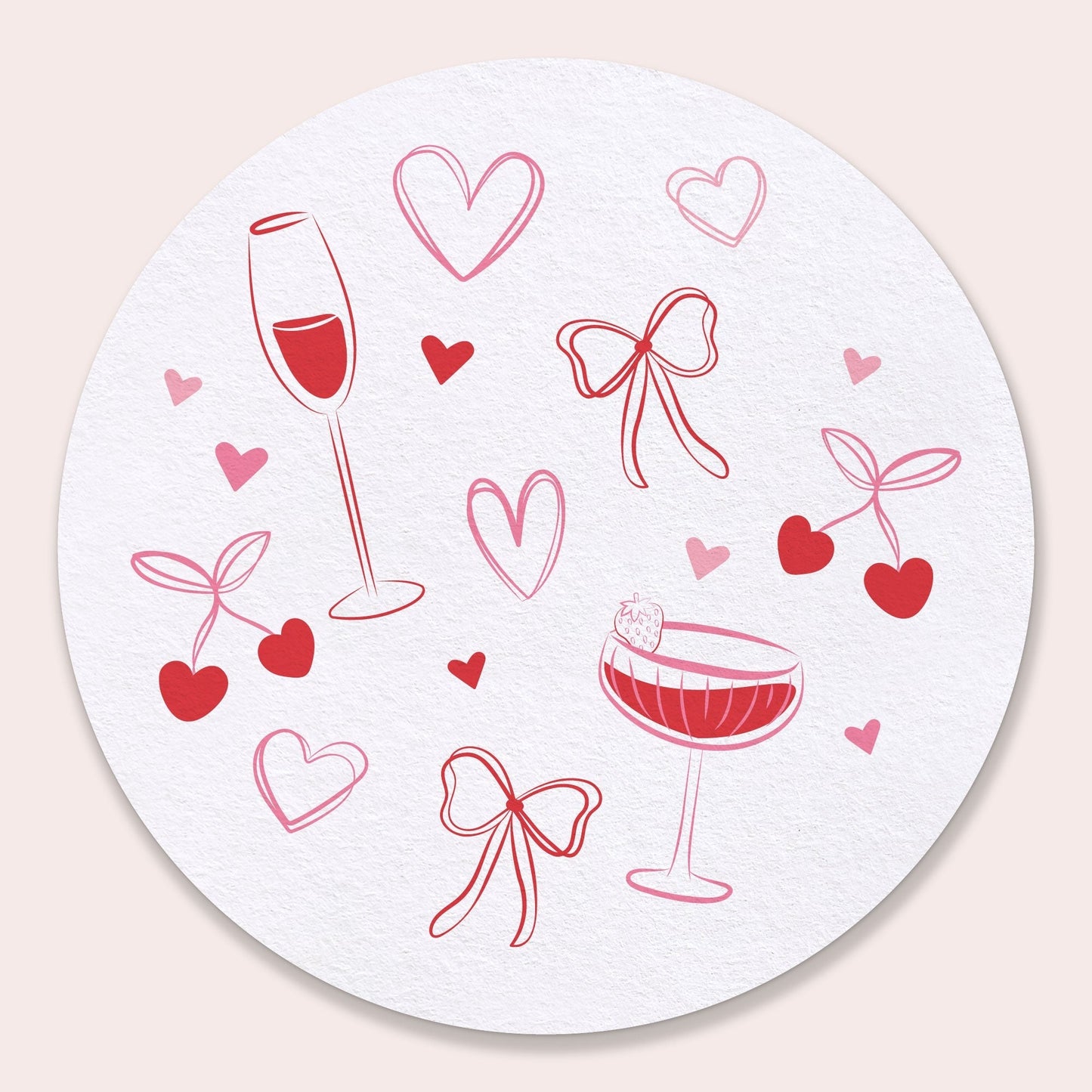 Drink Coasters - Drinks with the Girls - 25 Ct
