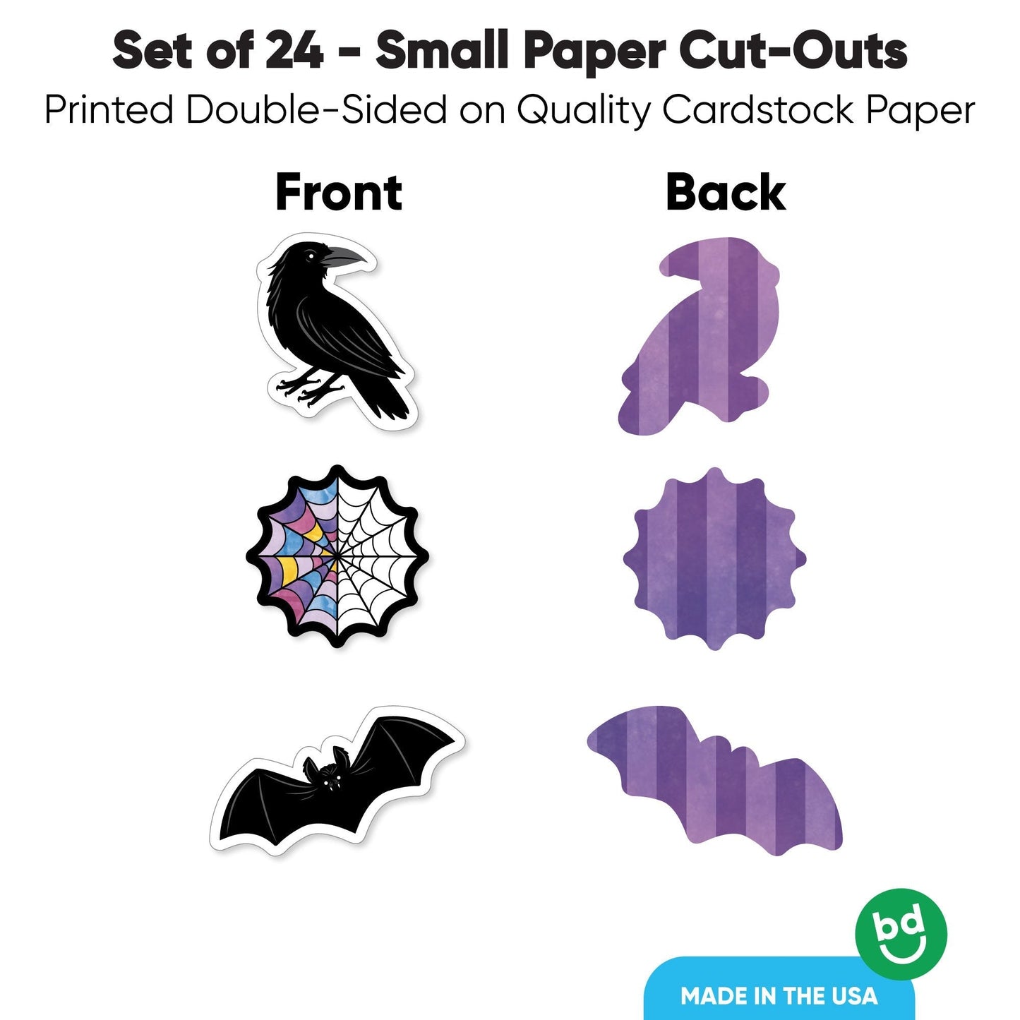 Goth Girl DIY Paper Cut-Outs - 24 Ct