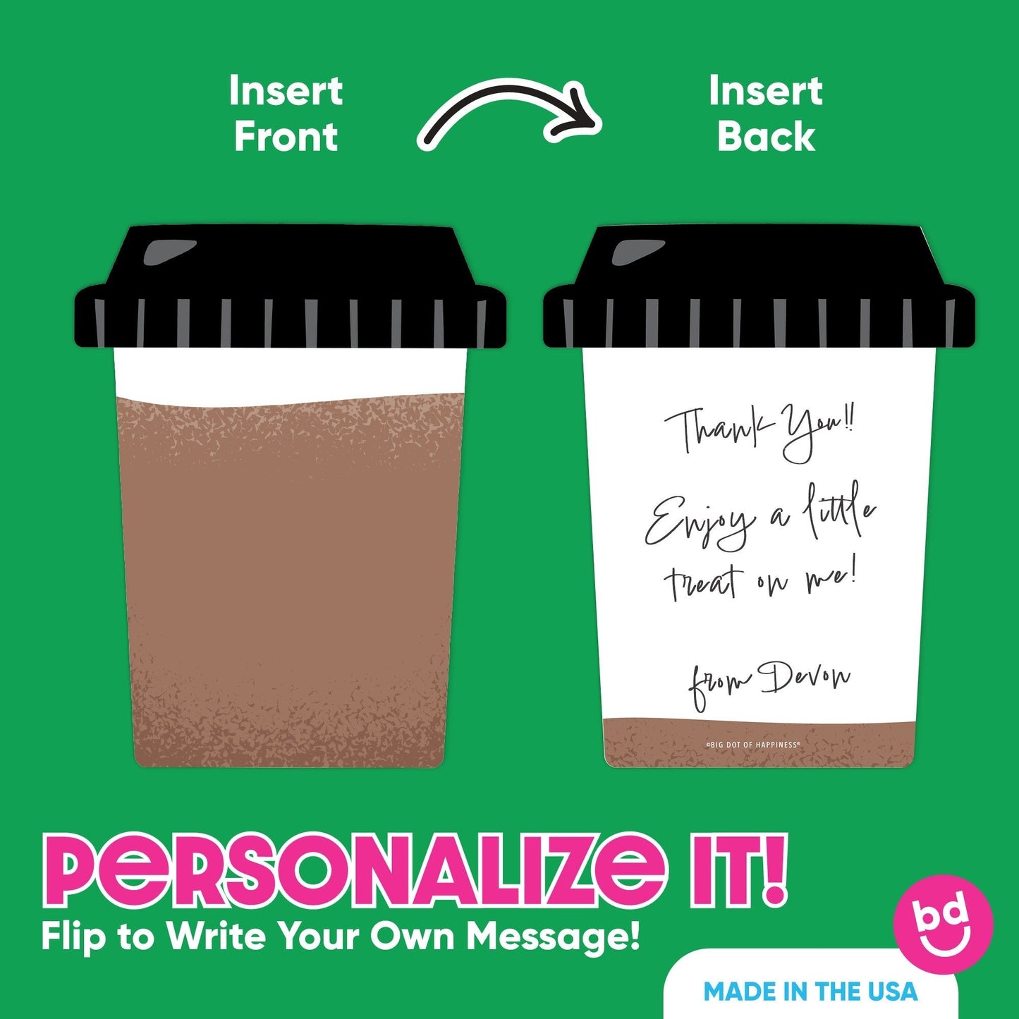 School Supplies Coffee Cup Nifty Gifty - 8 Ct
