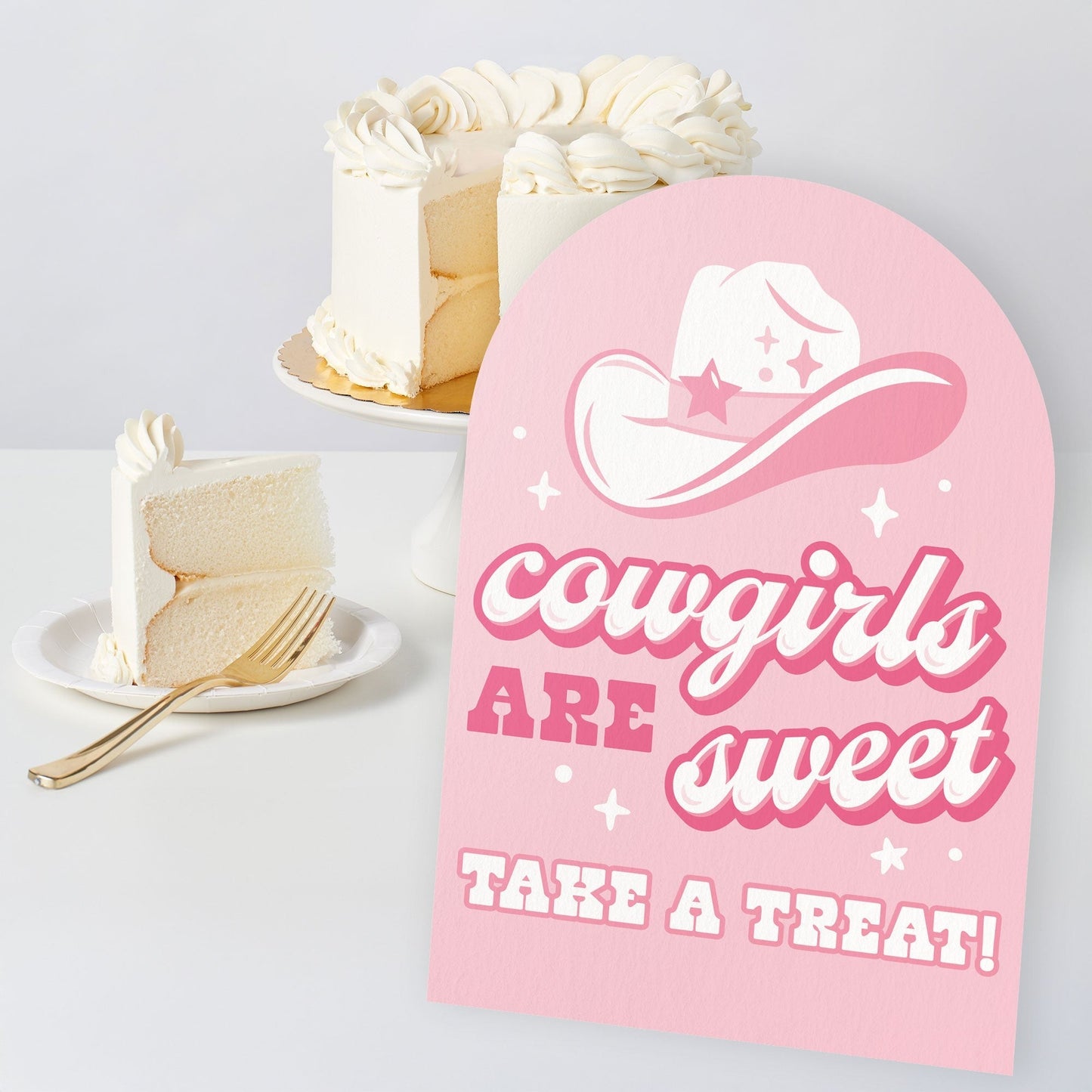 Rodeo Cowgirl Party Signs Set - 6 Ct