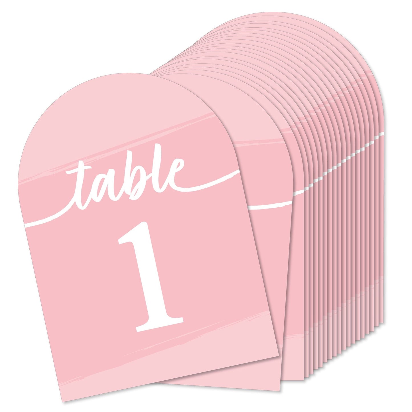 Elegantly Simple Table Numbers - 20 Ct