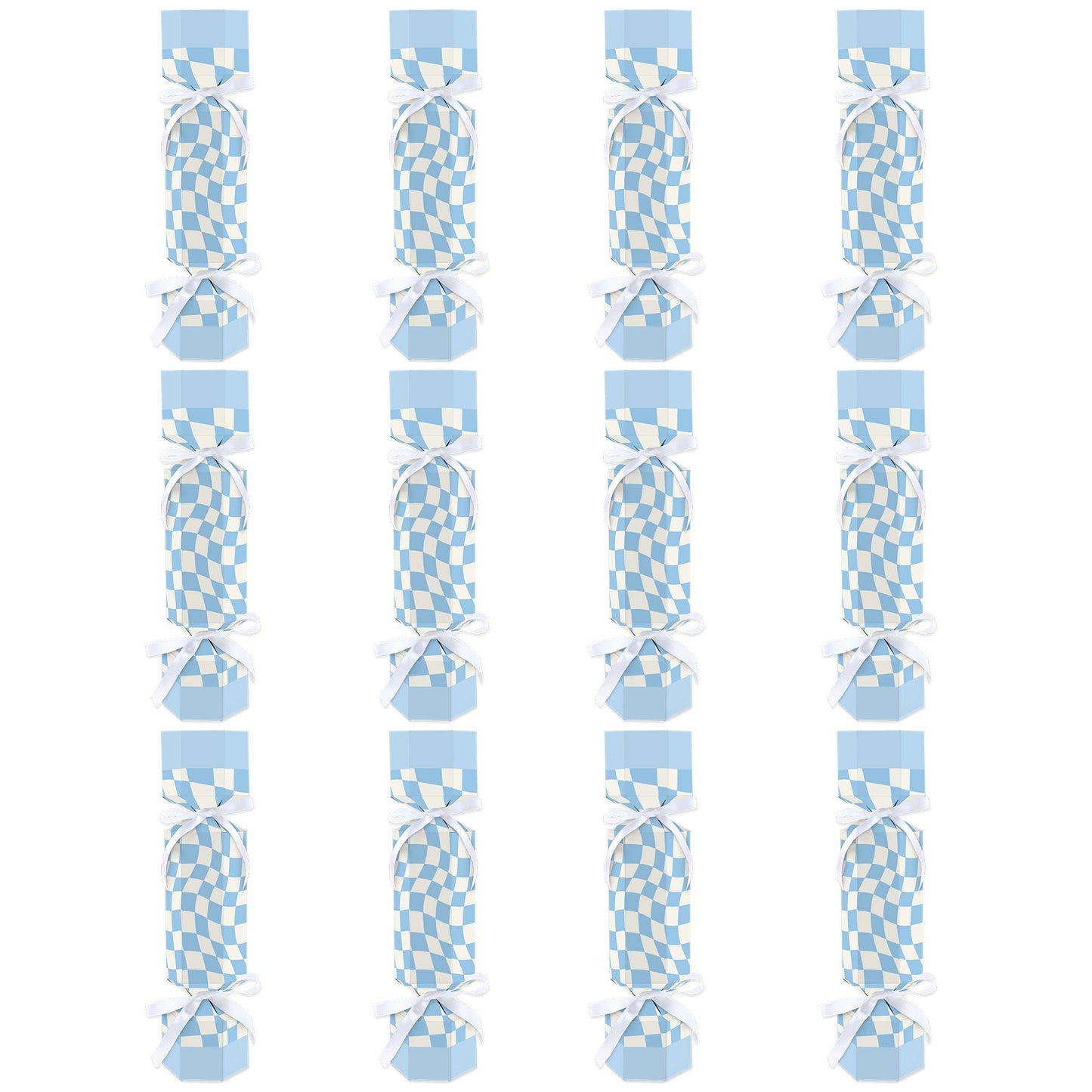 Checkered Cracker Boxes - 12 Ct