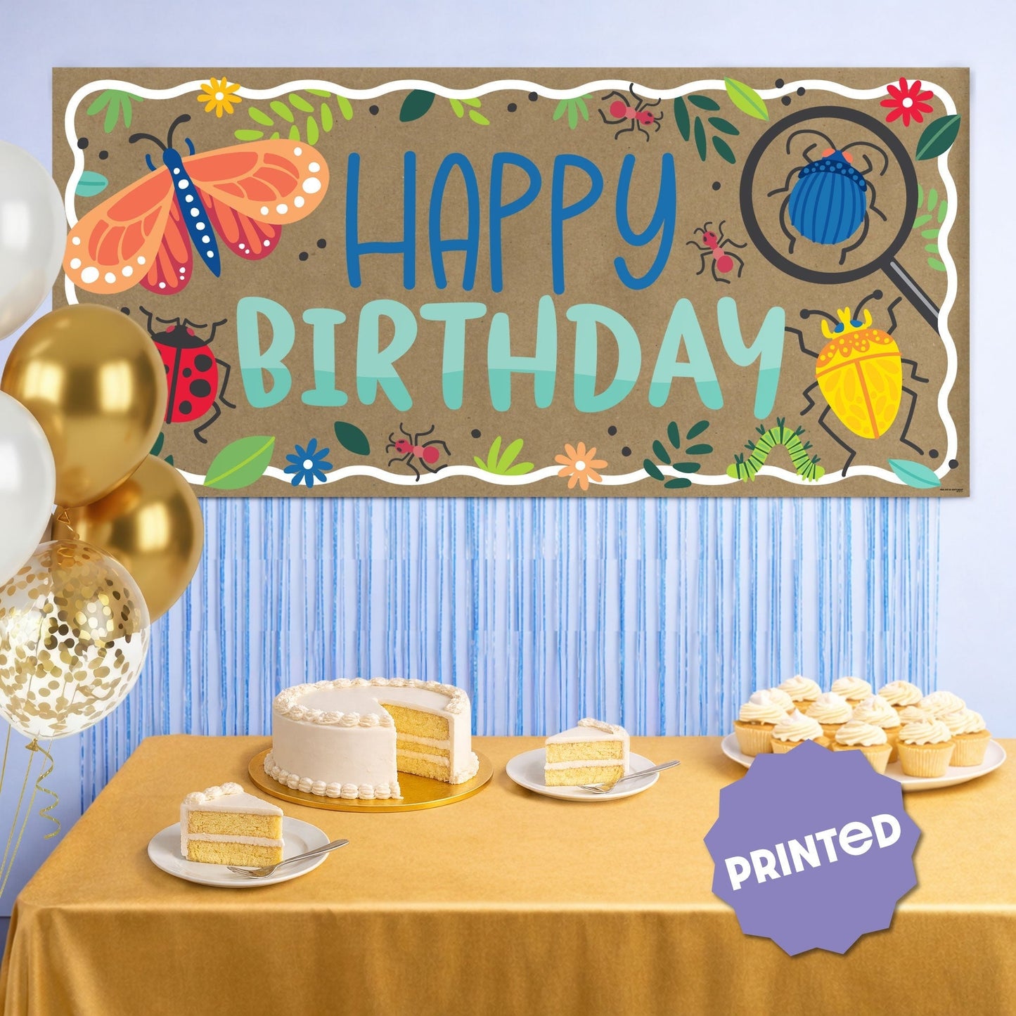 Buggin' Out Birthday Kraft Banner