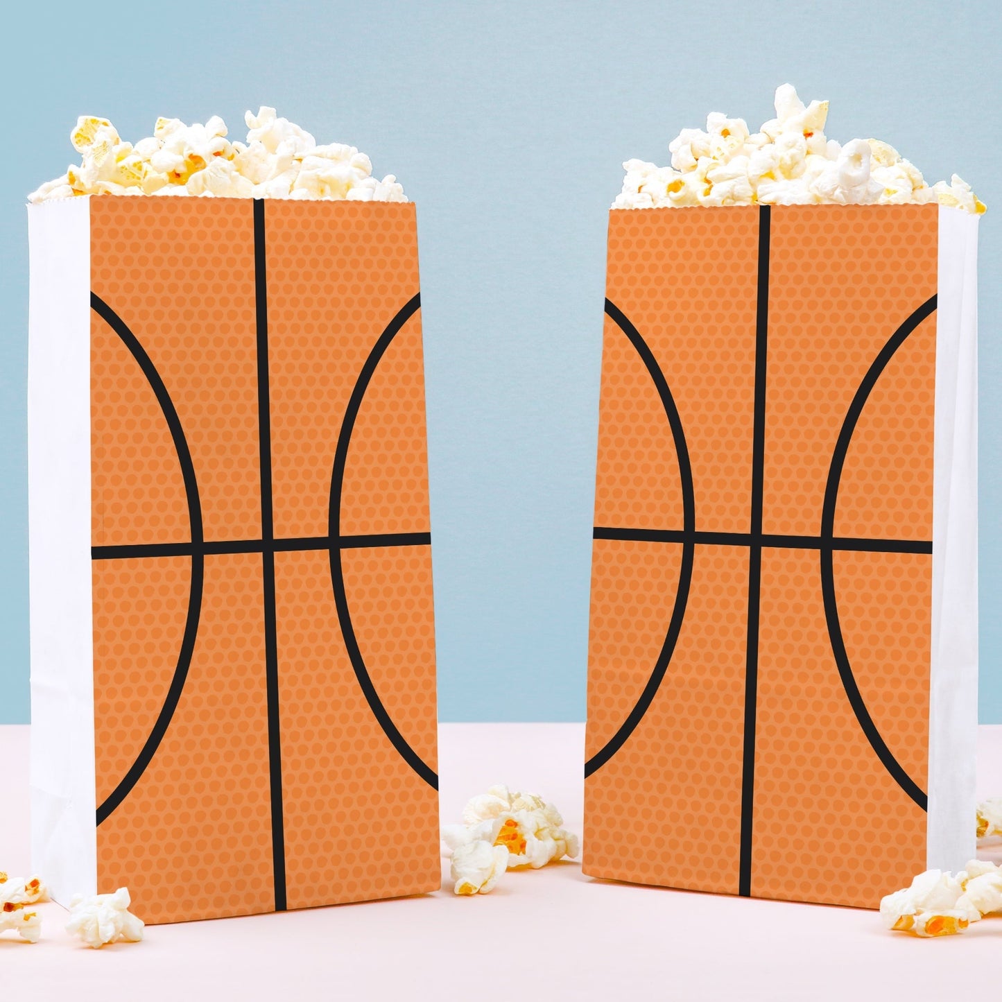 Popcorn Bags - Basketball - 25 Ct