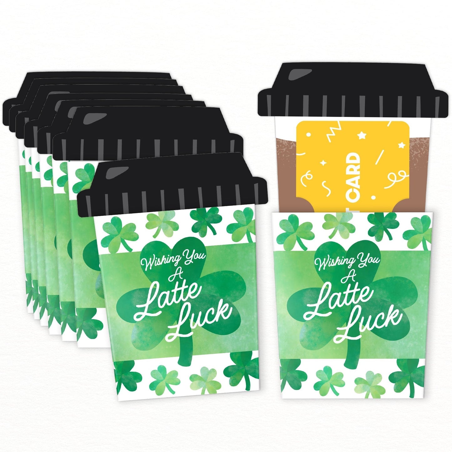 Shamrock St. Patrick’s Day Nifty Gifty Card Holders - 8 Ct