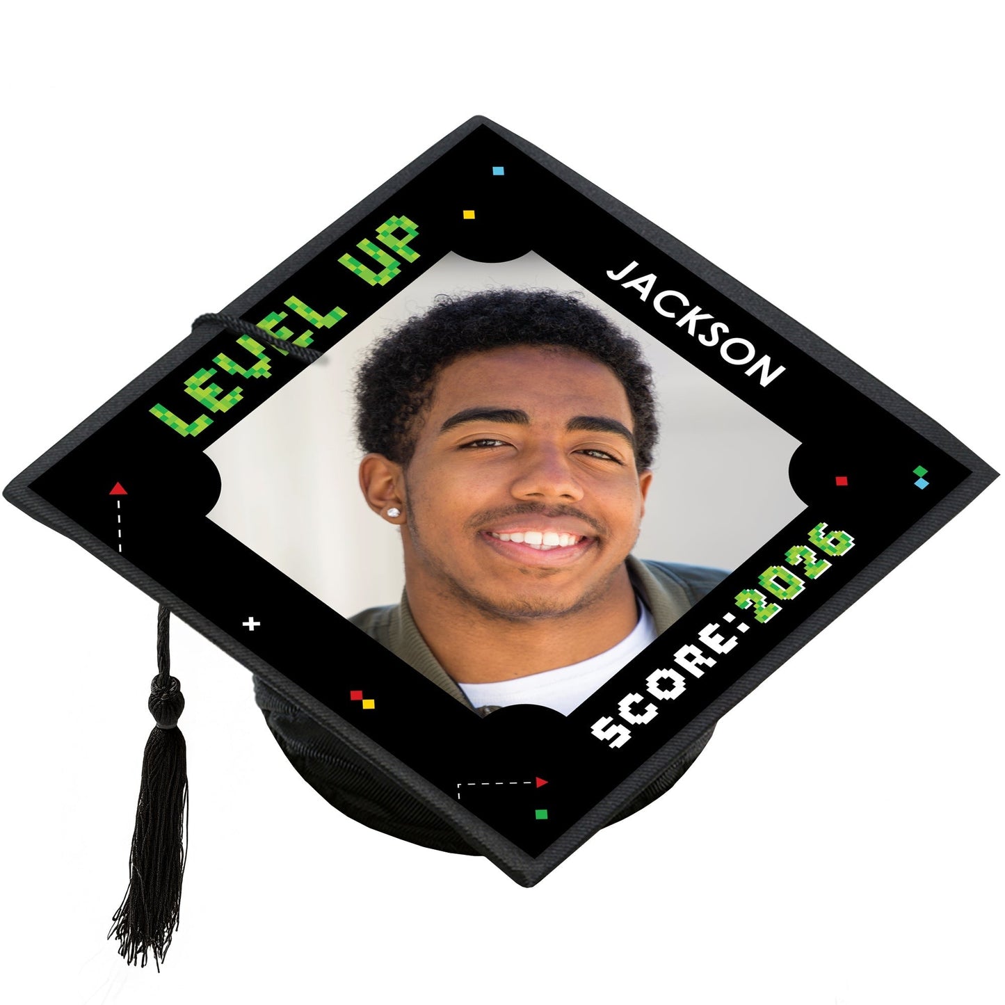 Custom Photo Game Over Grad Cap Cover