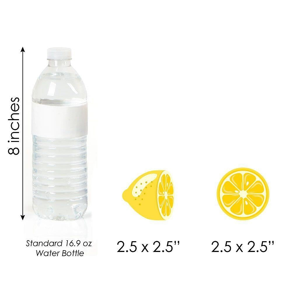 So Fresh - Lemon - DIY Shaped Citrus Lemonade Party Cut-Outs - 24 ct