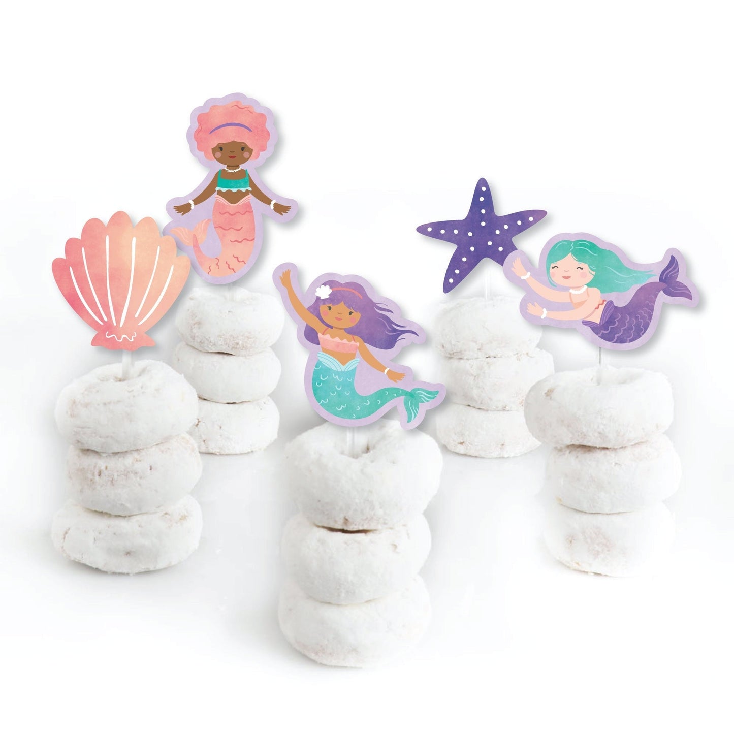 Mermaid Treat Picks - 24 Ct