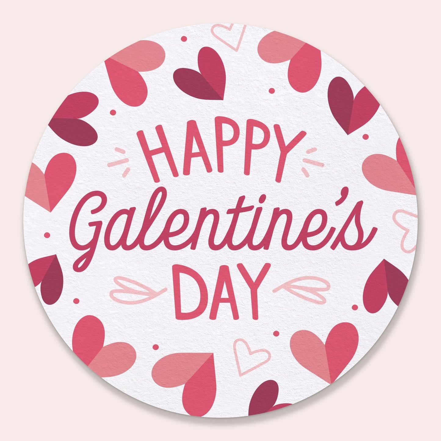 Drink Coasters - Happy Galentine’s Day - 25 Ct