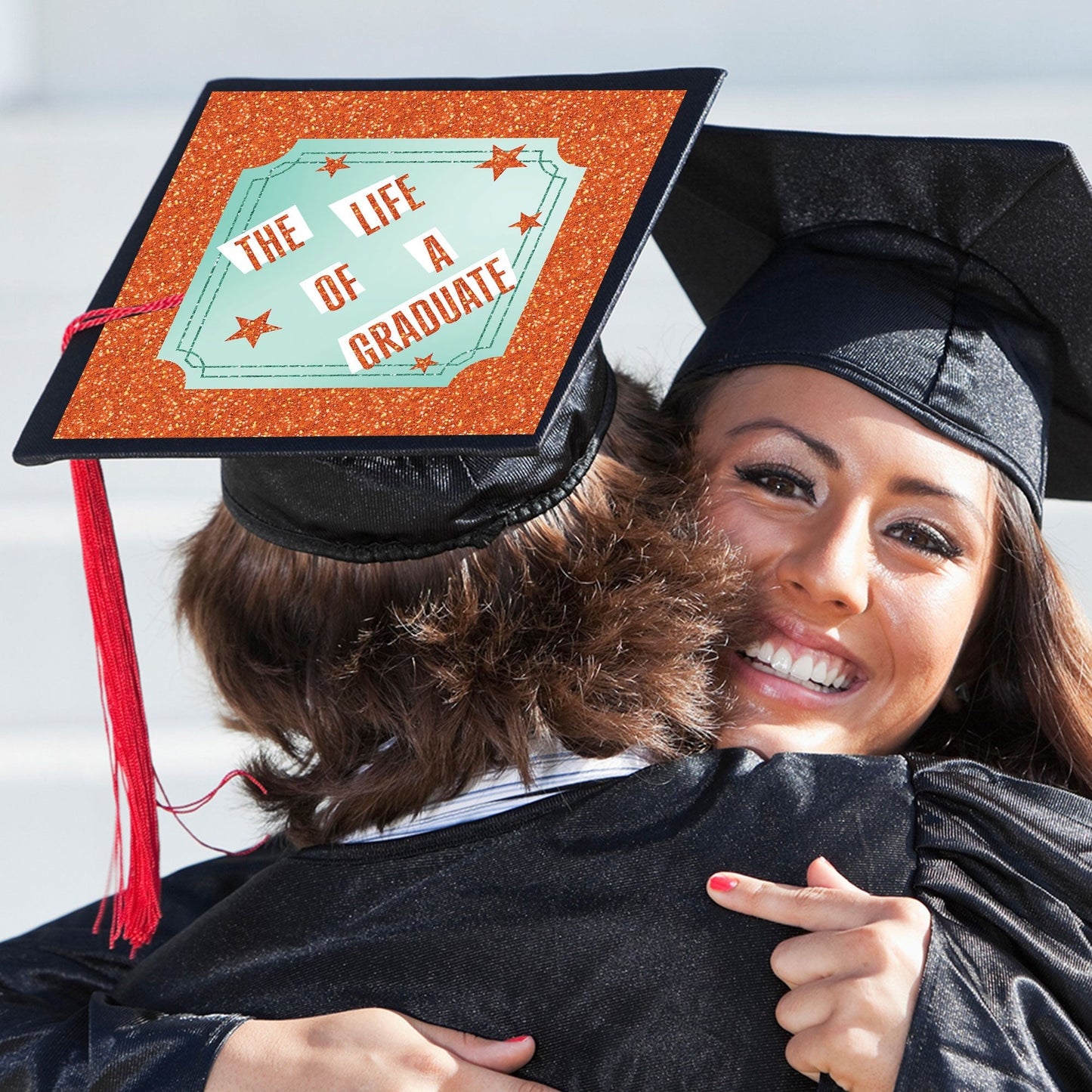 The Life of a Graduate Grad Cap Cover