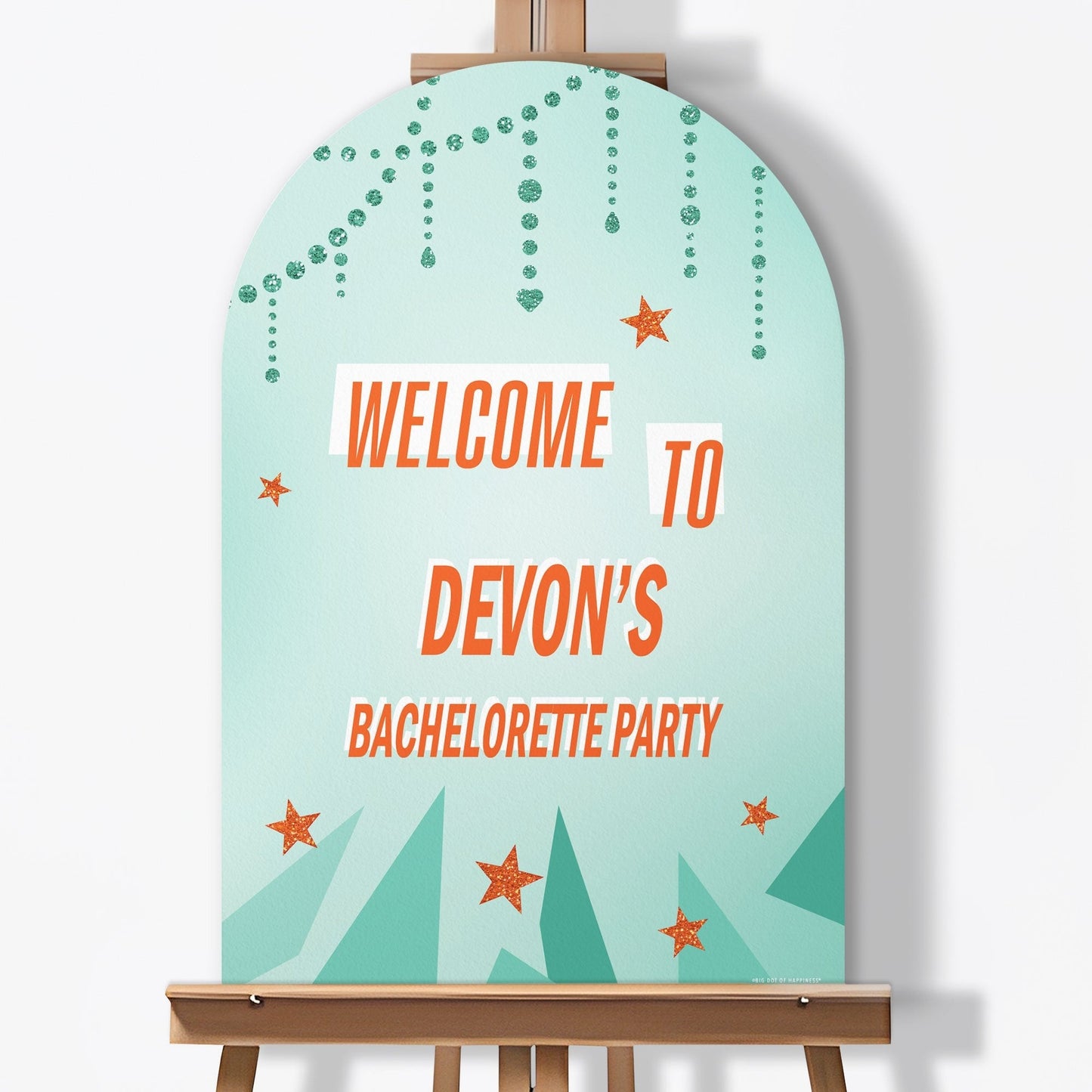 Custom Text The Life of a Bride Welcome Sign