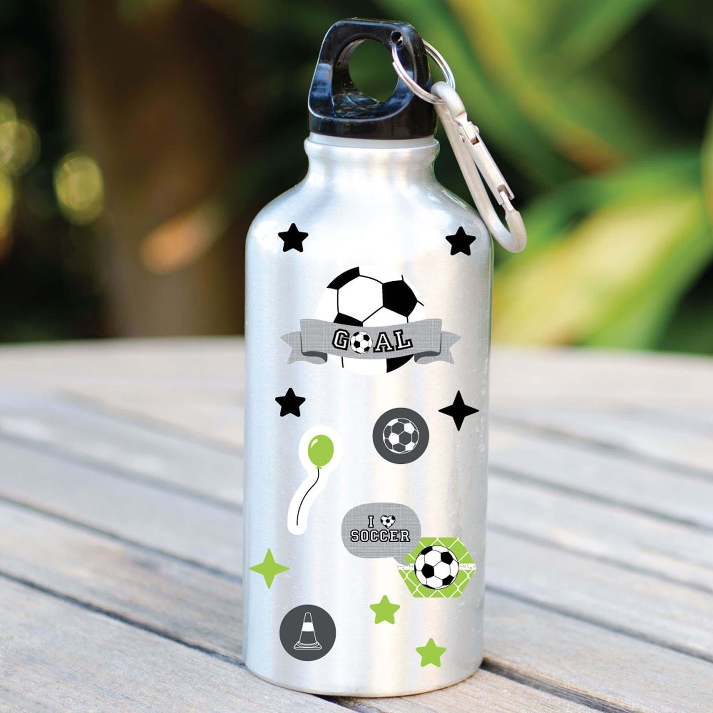 GOAAAL! - Soccer - Birthday Party Favor Kids Stickers - 16 Sheets - 256 Stickers