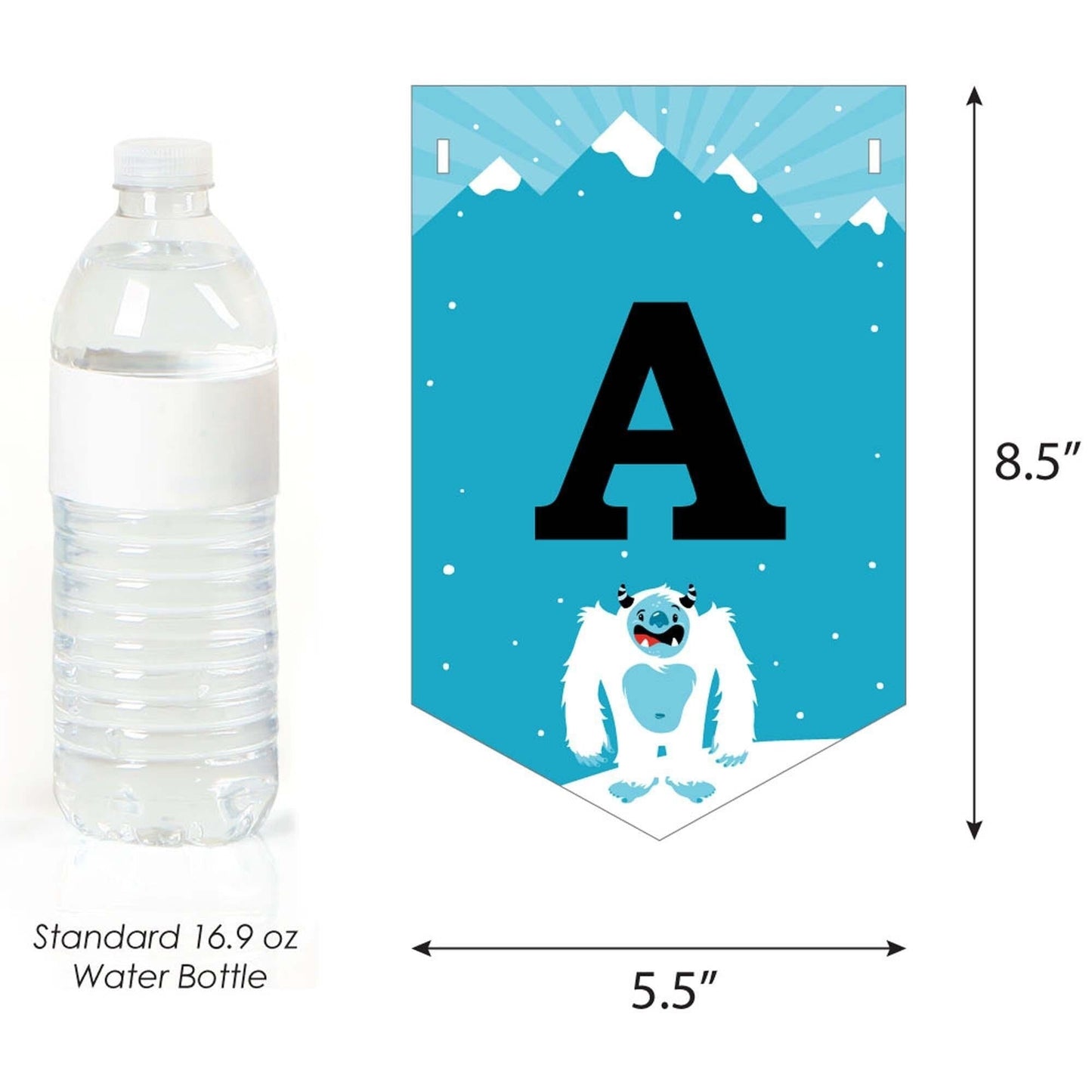Yeti to Party - Abominable Snowman Party or Birthday Party Bunting Banner and Decorations - Are You Yeti To Party