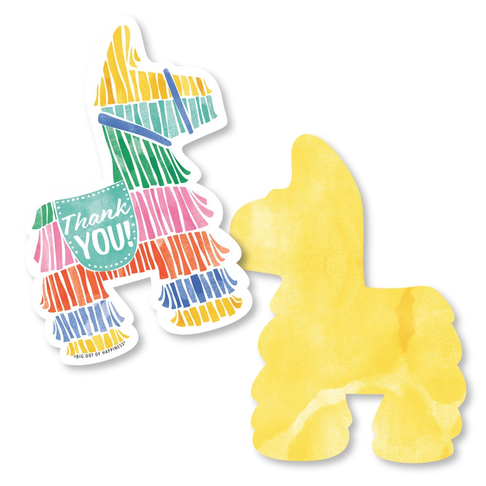 Fiesta Thank You Cards - 12 Ct