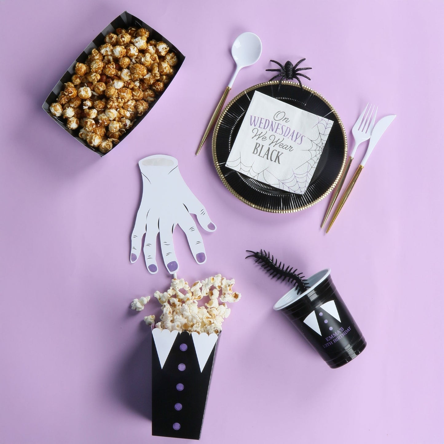Goth Girl Popcorn Boxes - 12 Ct