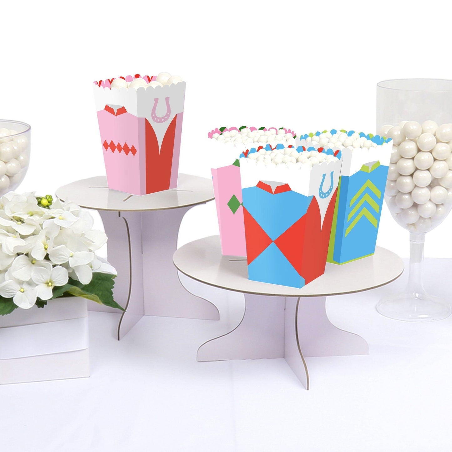 Derby Horse Race Popcorn Boxes - 12 Ct