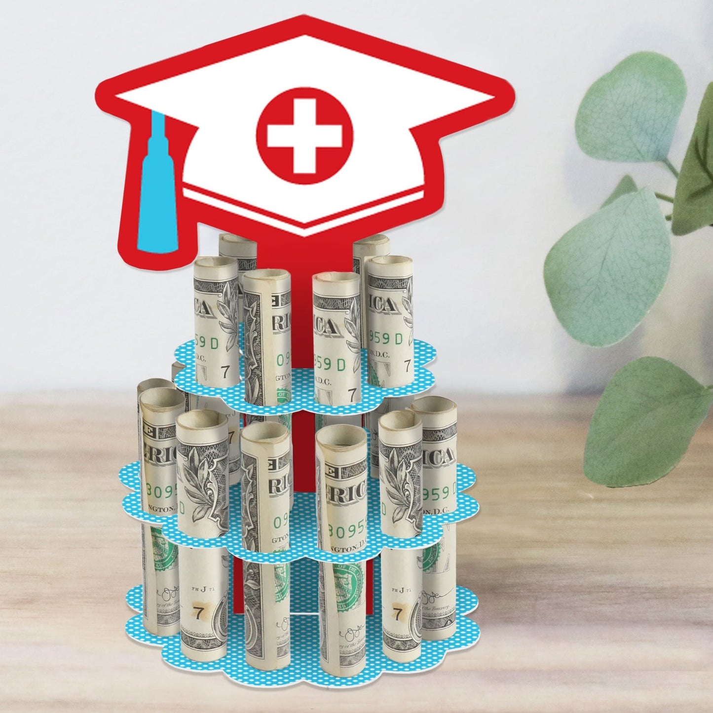 Nurse Graduation Cash Cake - 1 Ct