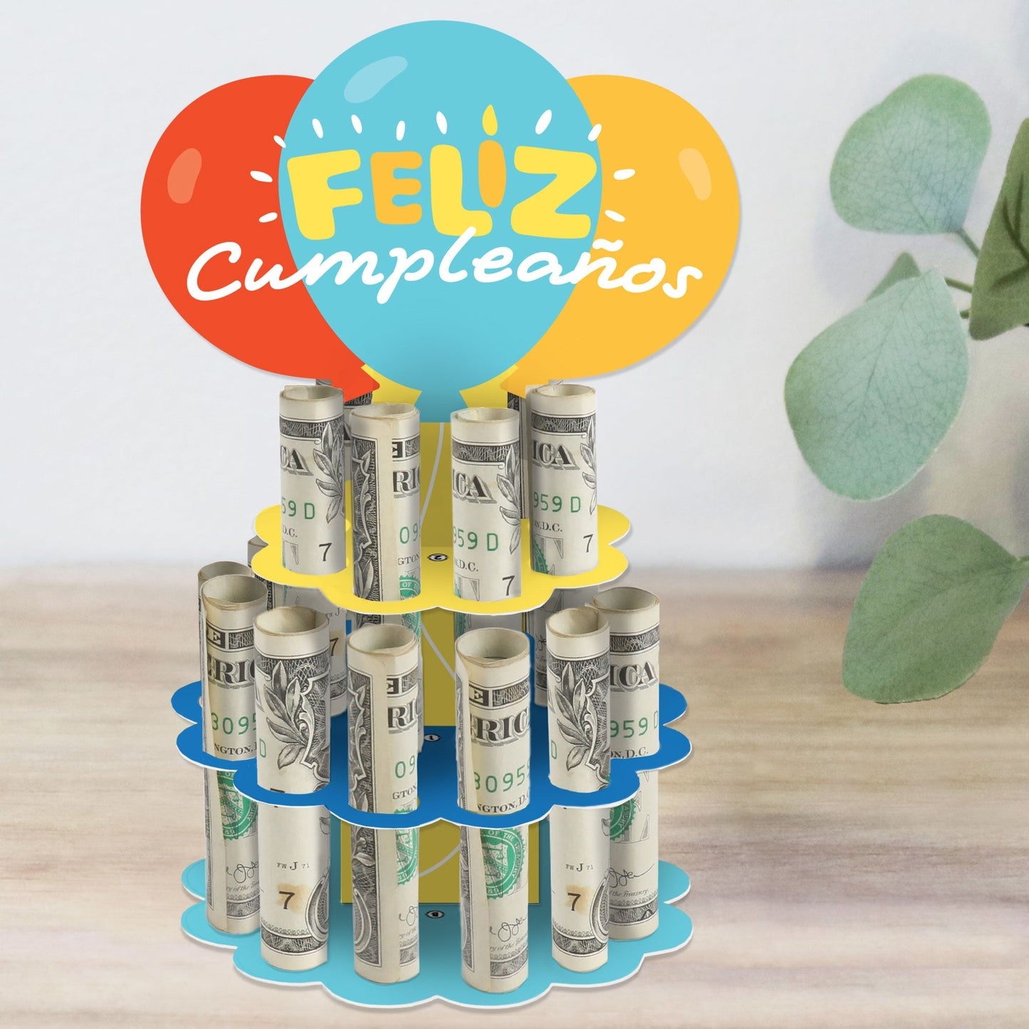 Feliz Cumpleanos Cash Cake Gift