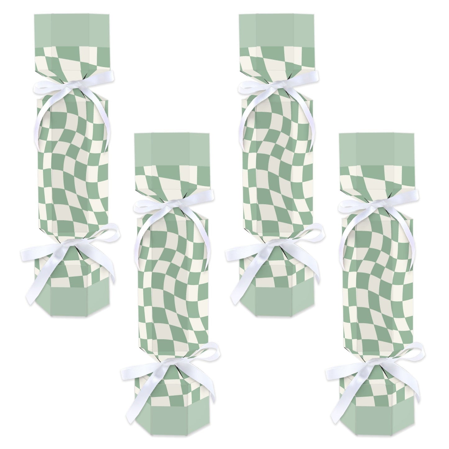Checkered Cracker Boxes - 12 Ct