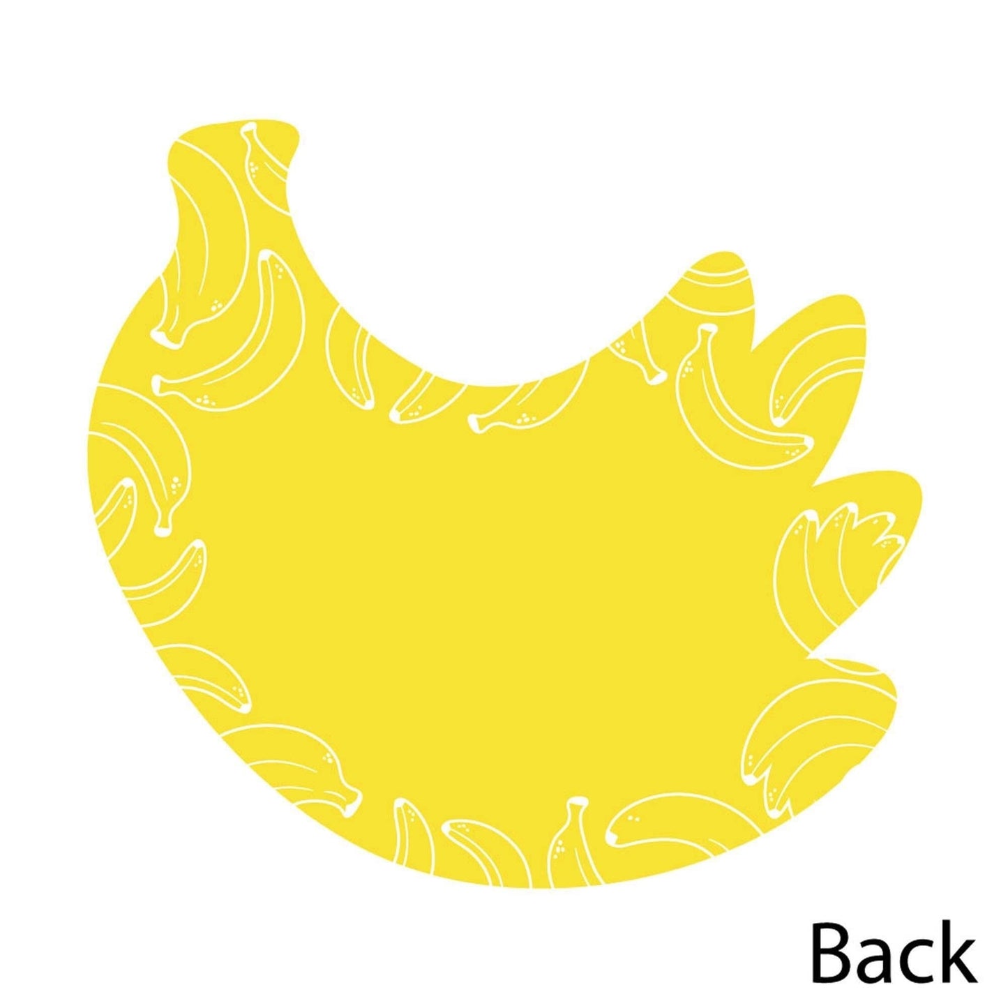 Let's Go Bananas - Shaped Thank You Cards - Tropical Party Thank You Note Cards with Envelopes - Set of 12