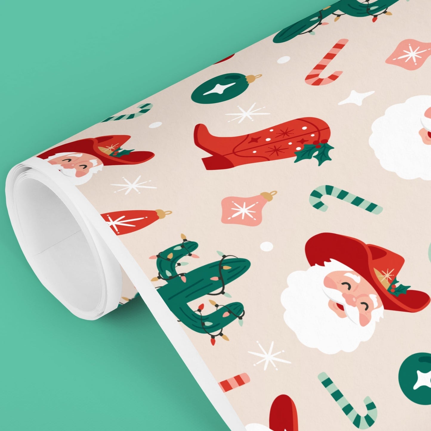Cowboy Christmas - Wrapping Paper
