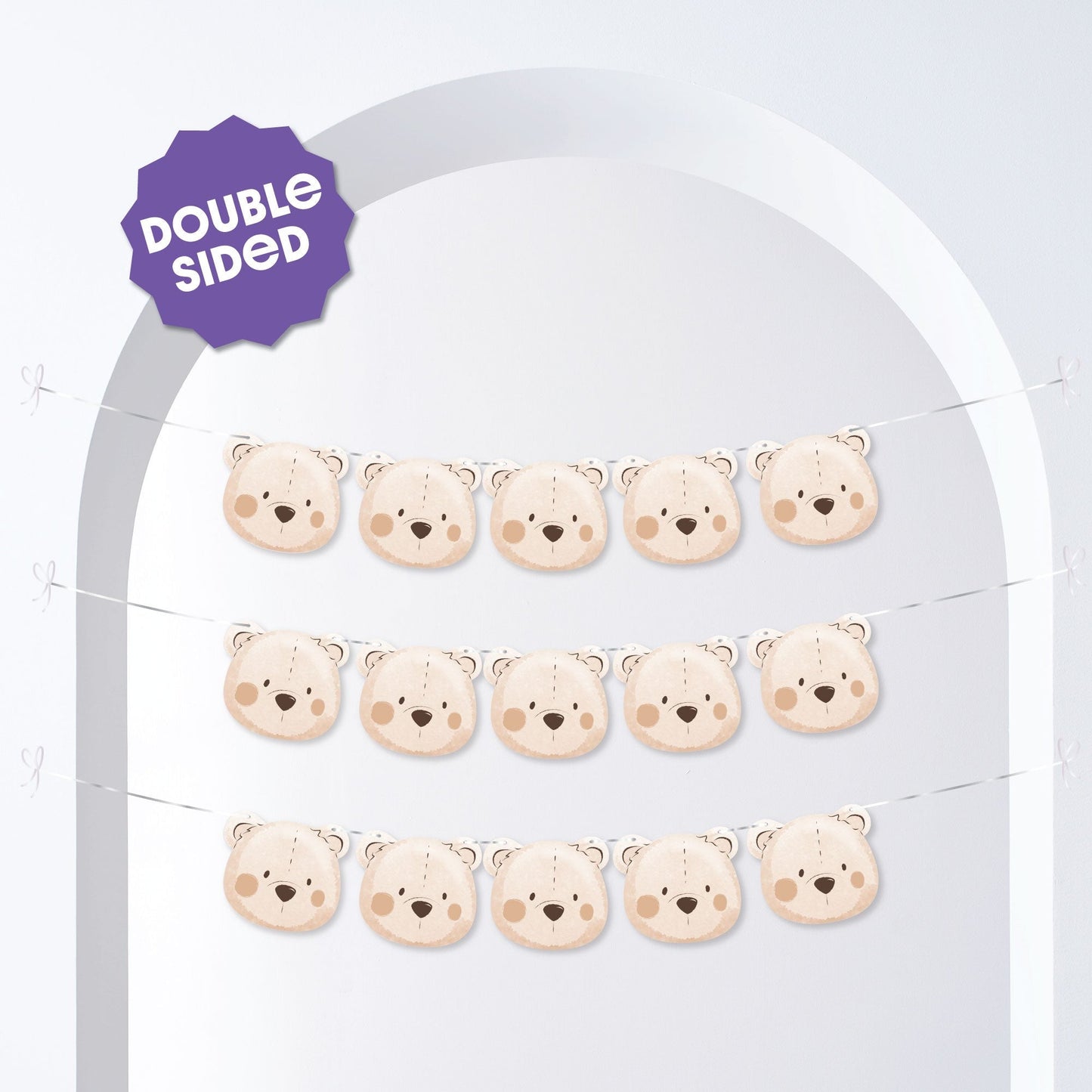 We Can Bearly Wait Garland Banner - 15 Pc