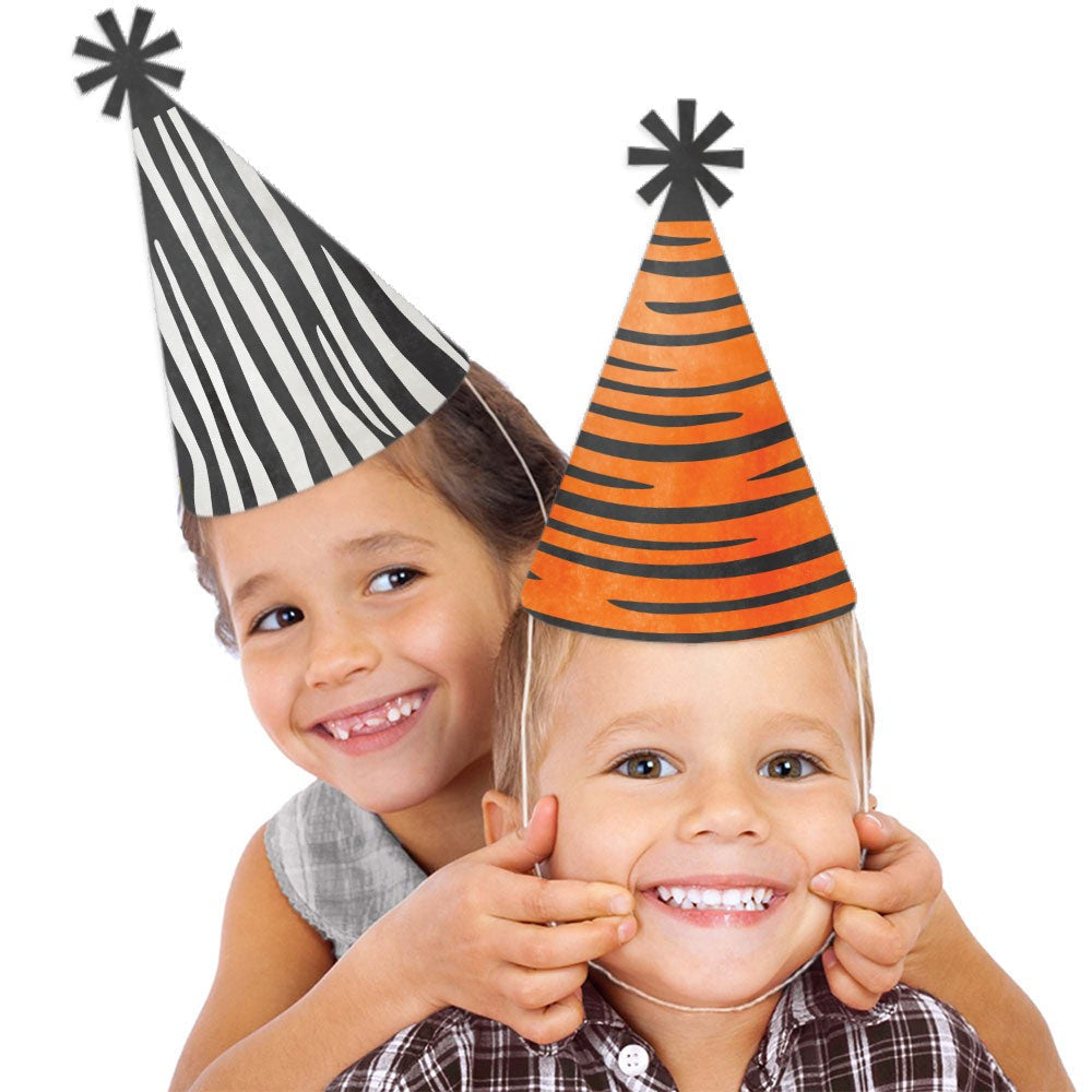 Safari Animal Prints Cone Party - Set of 8 (Standard Size)