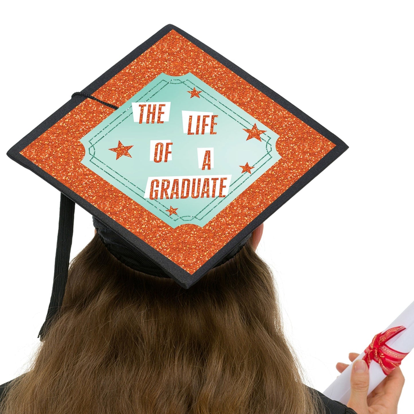 The Life of a Graduate Grad Cap Cover