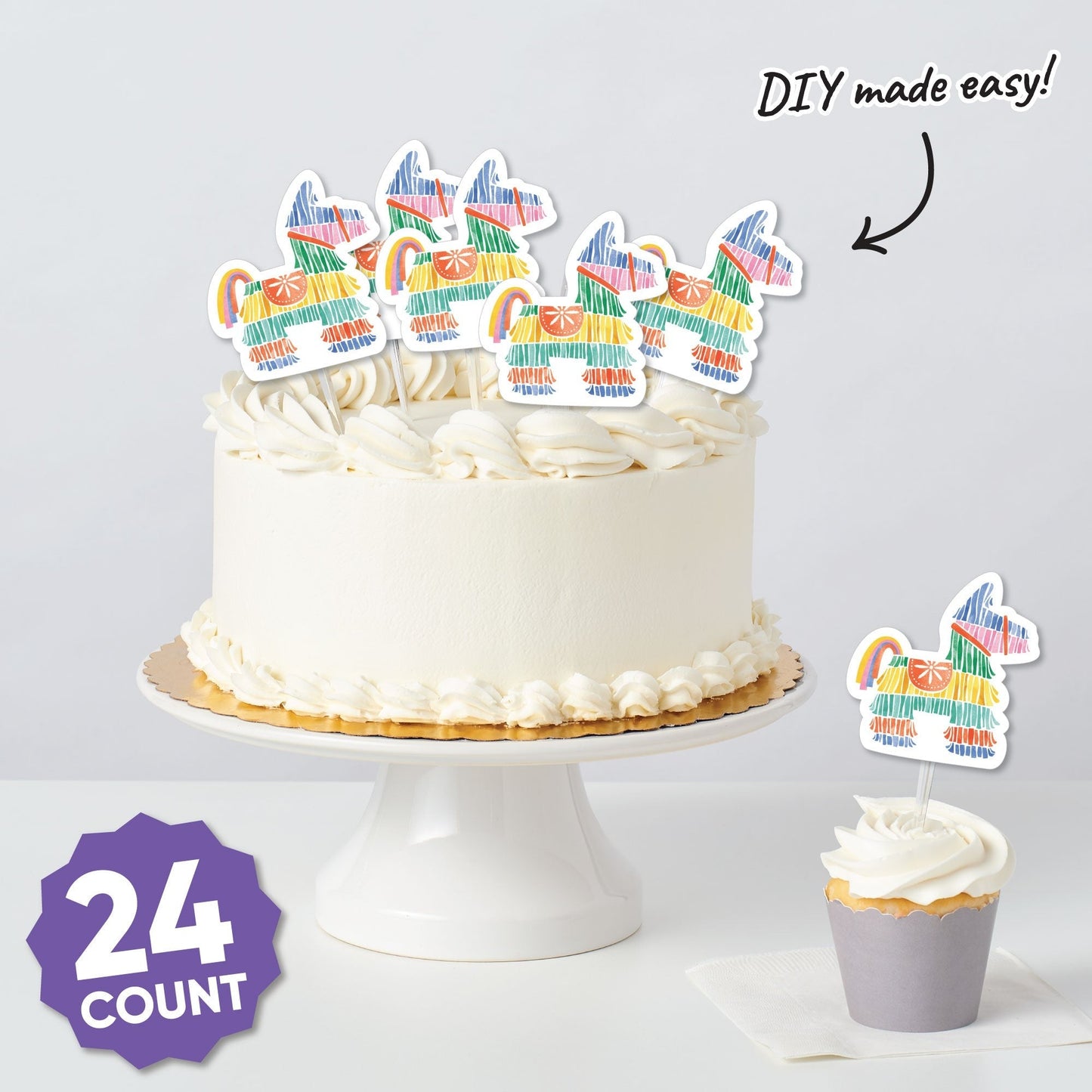 Fiesta DIY Paper Cut-Outs - 24 Ct