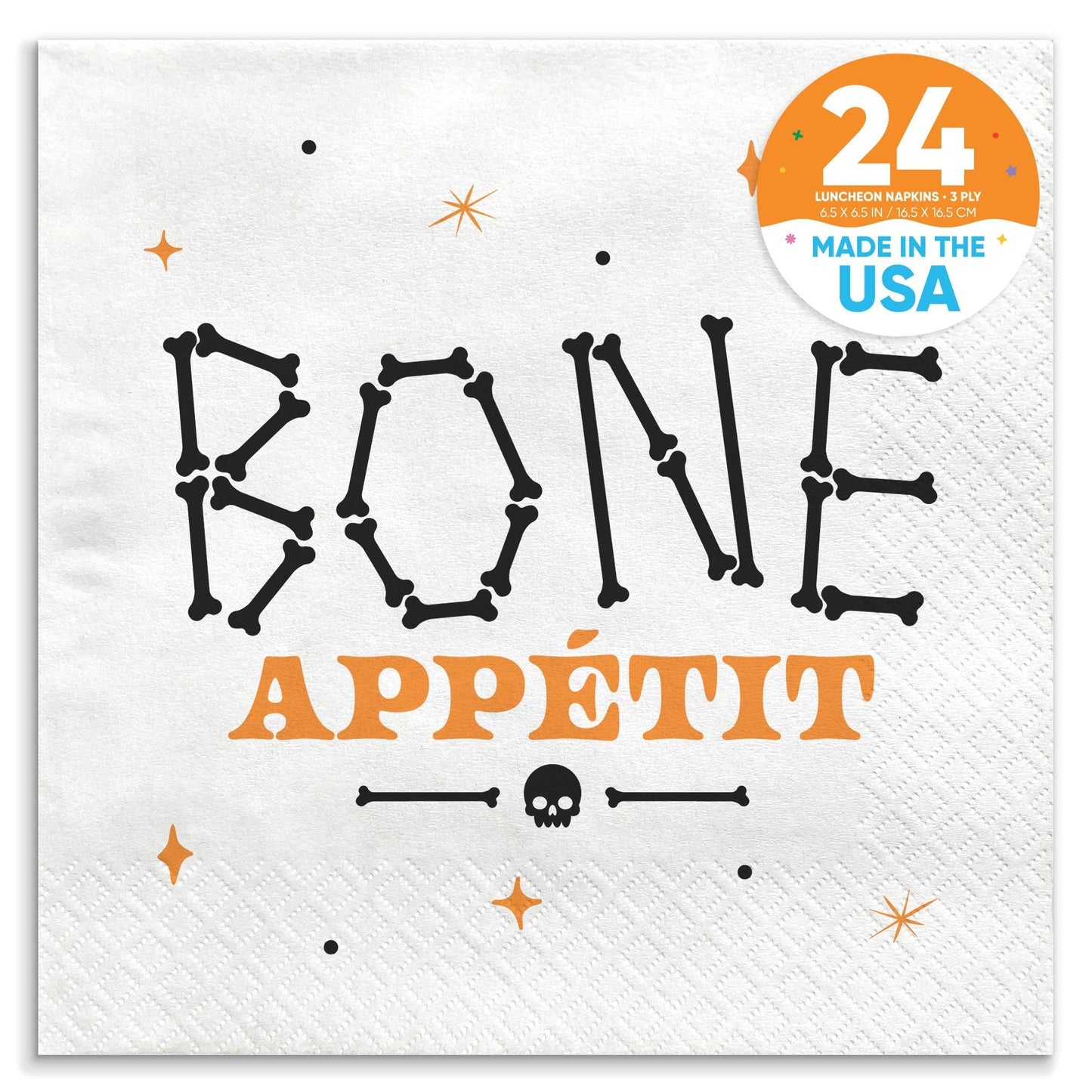 Napkins - Bone Appetit - 24 Ct