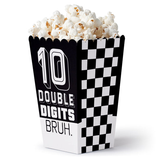 10th Birthday Bruh Popcorn Boxes - 12 Ct
