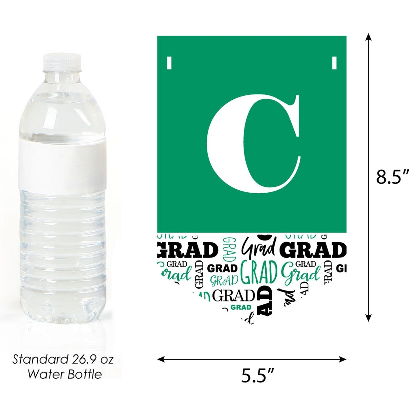 Green Grad - Best is Yet to Come - 2026 Graduation Party Bunting Banner and Decorations - Congrats Grad