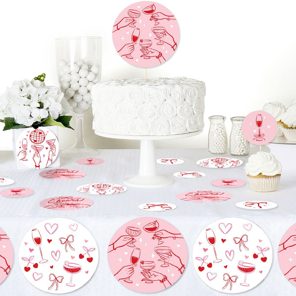 Drinks with the Girls Large Confetti - 27 Ct