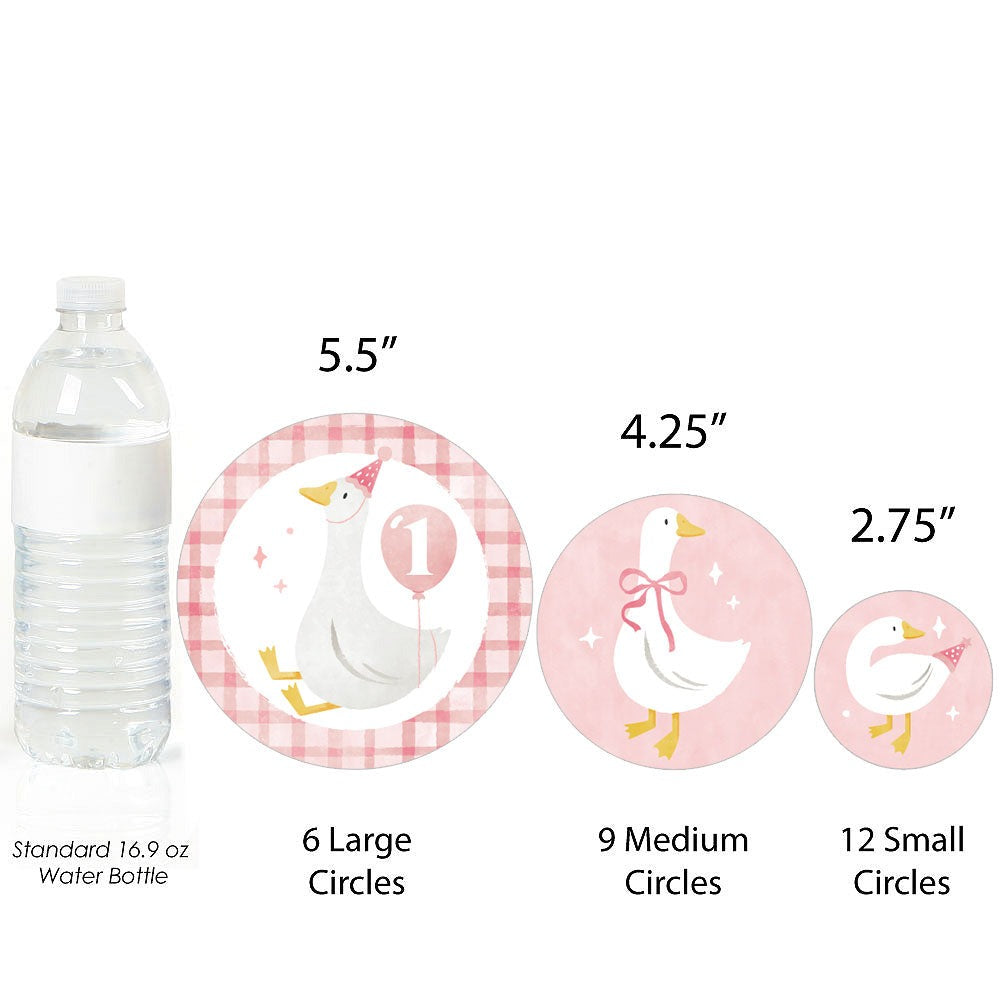 One Silly Goose Pink Large Confetti - 27 Ct