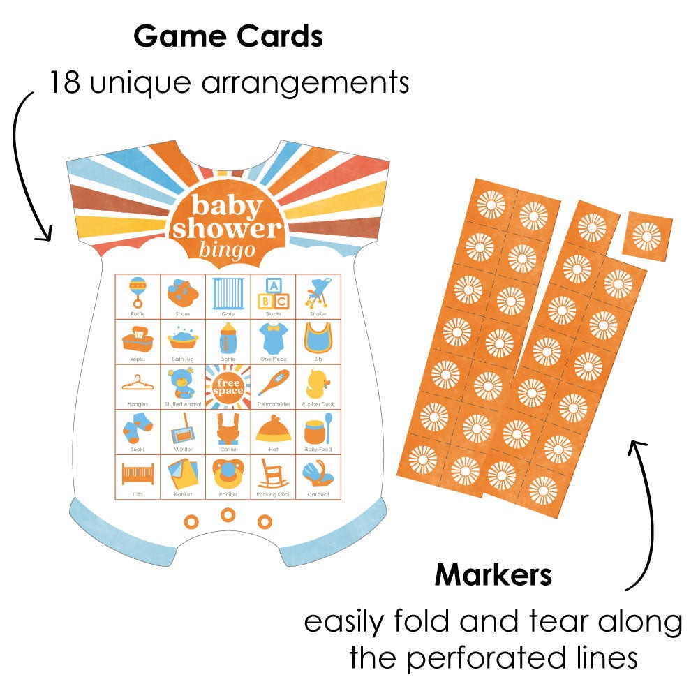 Here Comes The Son Bingo Game - 18 Ct