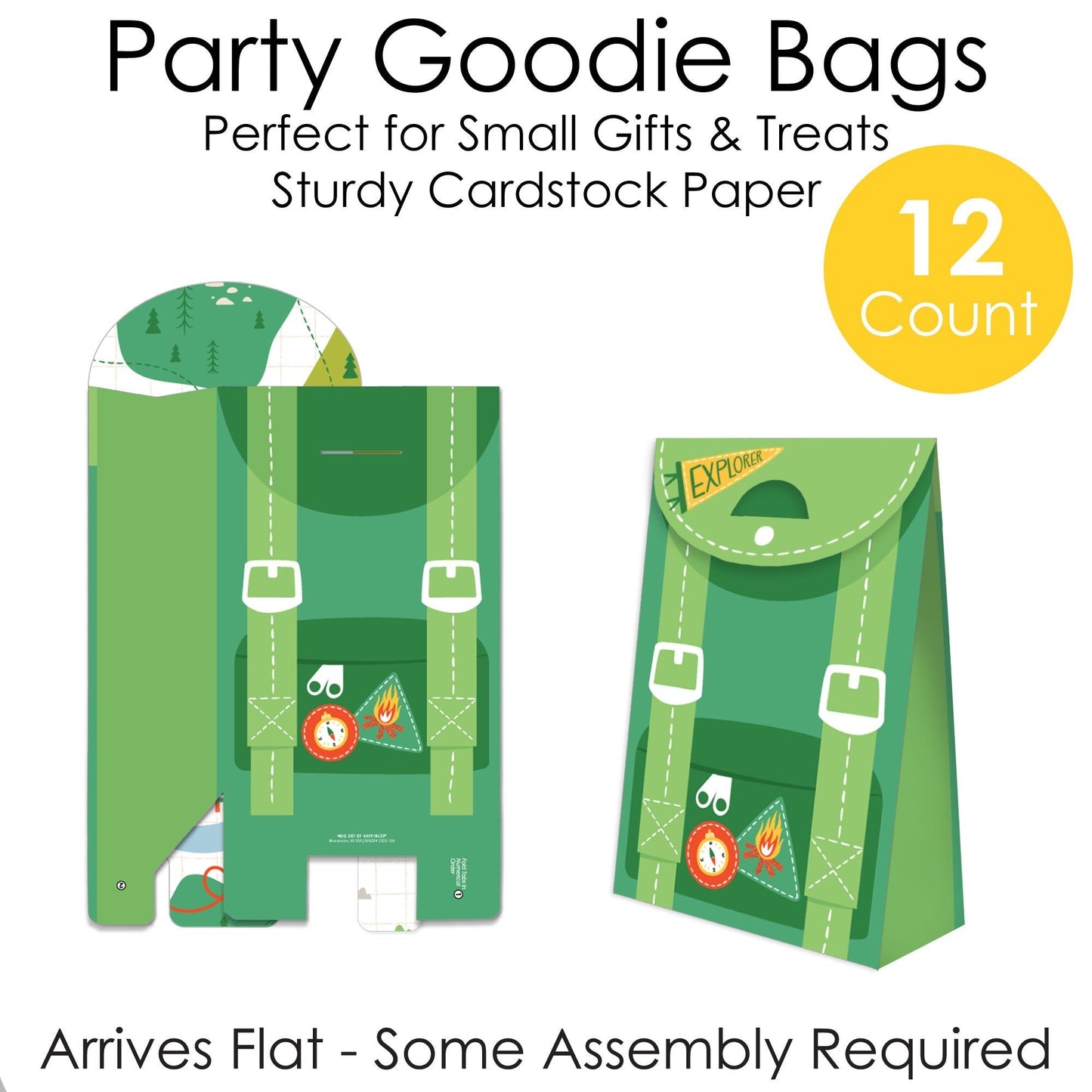 Camping Goodie Bags - 12 Ct