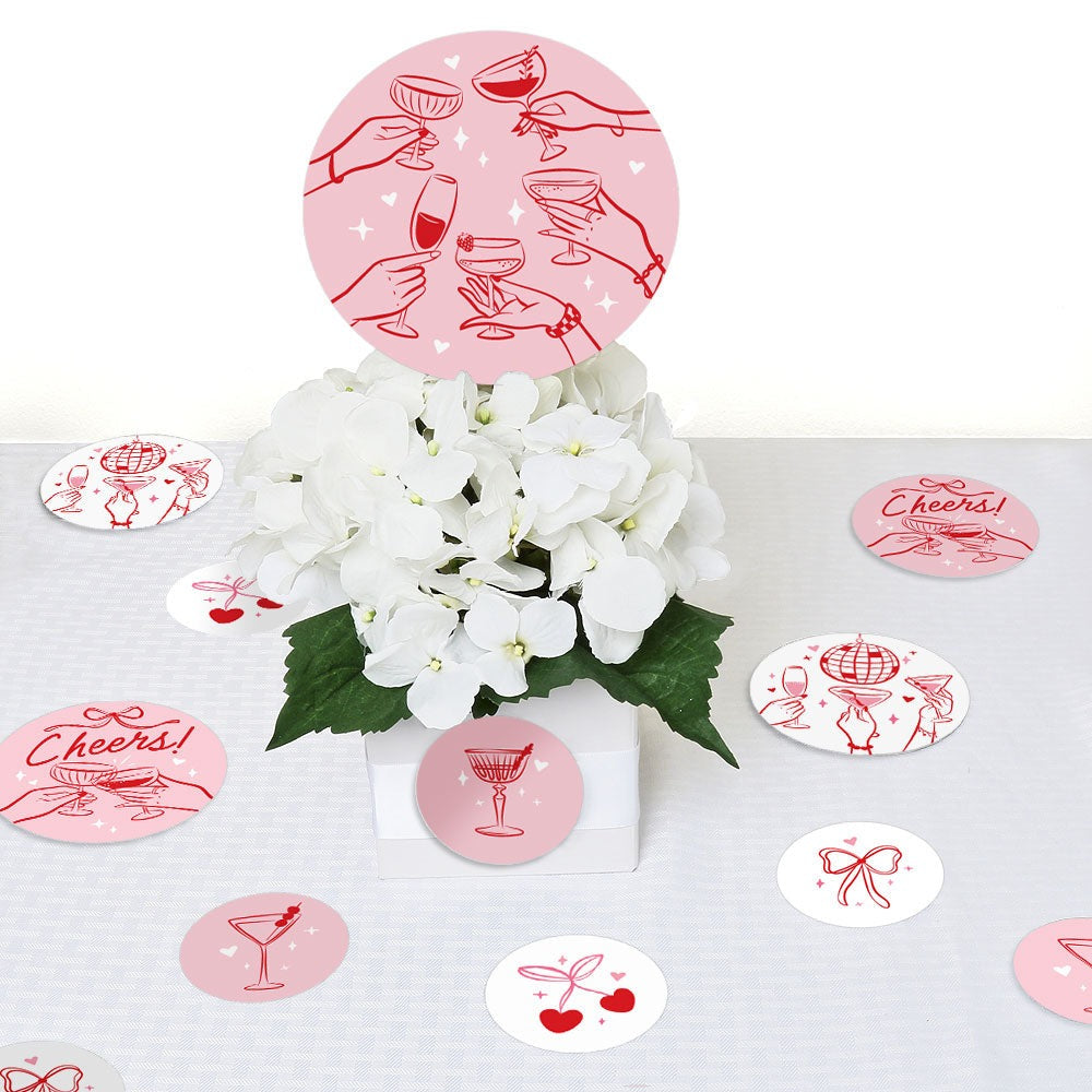 Drinks with the Girls Large Confetti - 27 Ct